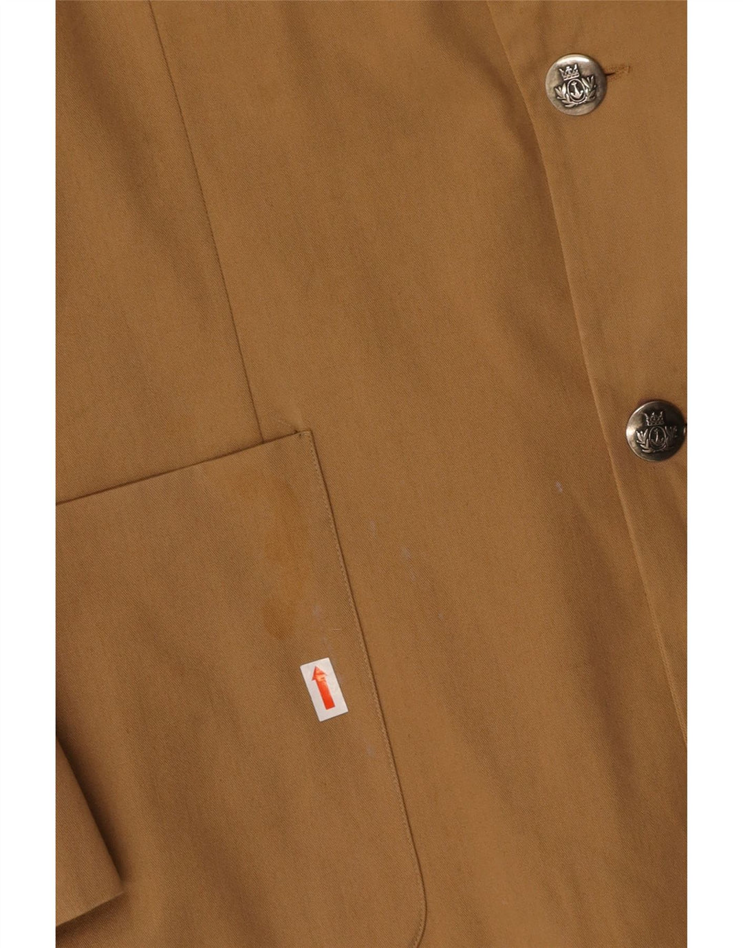 CACHAREL Boys 2 Button Blazer Jacket 15-16 Years Brown Cotton