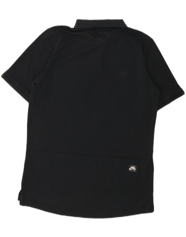 Nike Herre Dri Fit Polo Shirt Medium Sort Bomuld