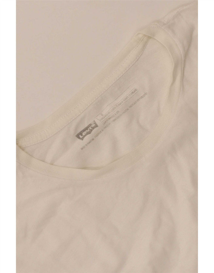 Levi's Herre T-Shirt Top Stor Hvid