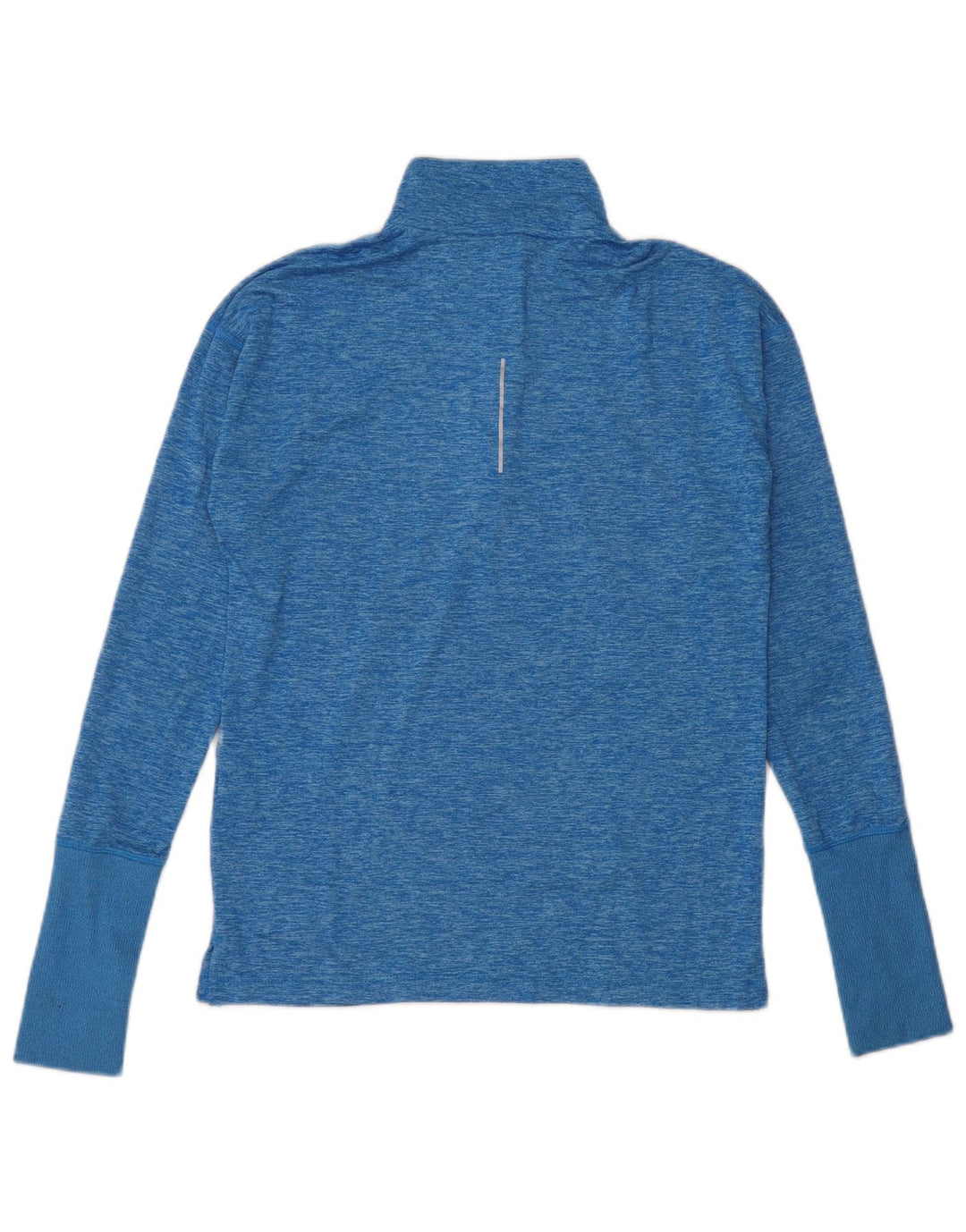 Nike Dame Dri Fit Oversized Top Langærmet UK 6 XS Blå Polyester