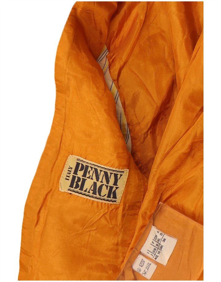 PENNY BLACK Dame 2-knaps blazerjakke UK 10 Small Yellow Colourblock