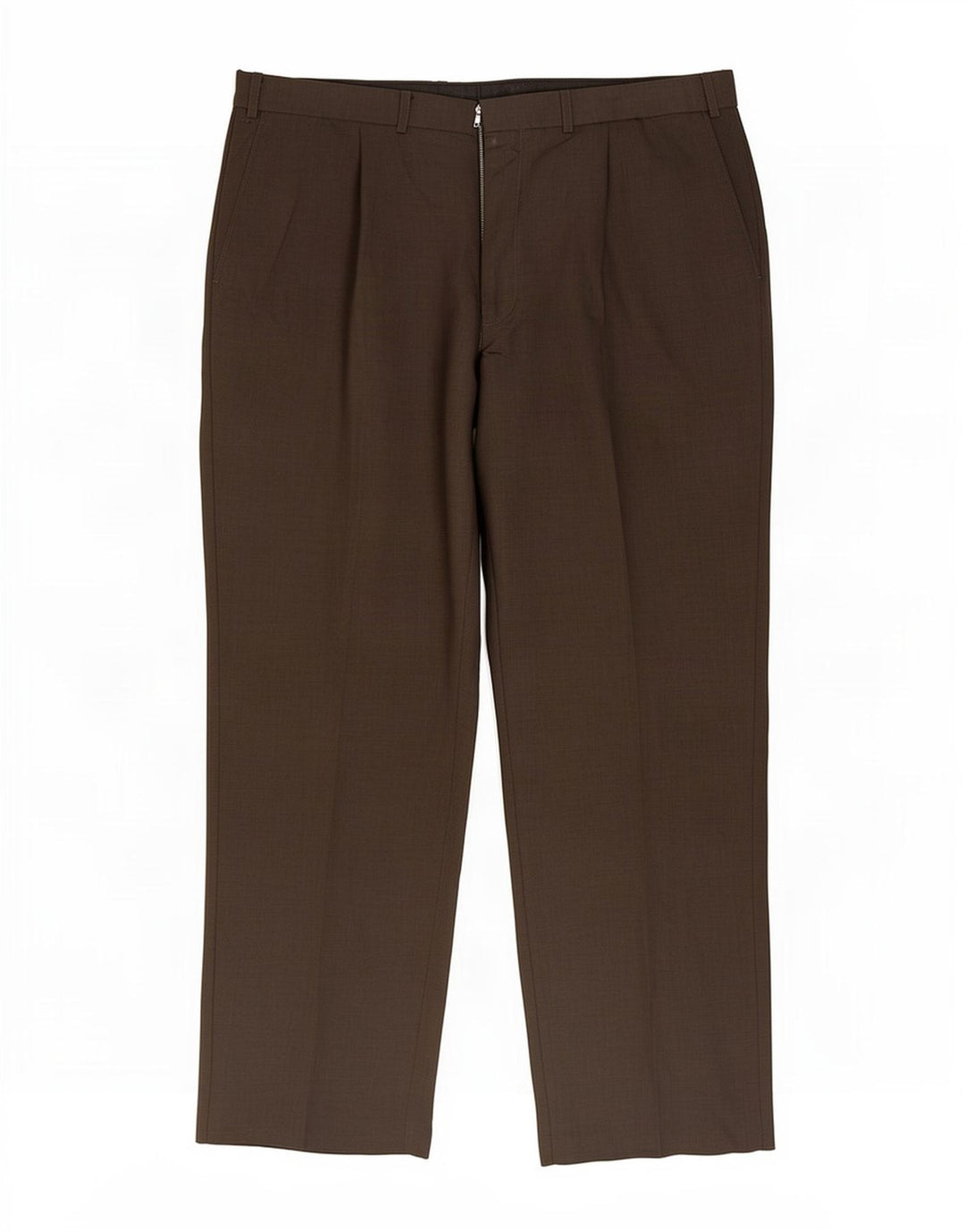 Marks & Spencer Herre Pegged Suit Bukser W38 L31 Brun Polyester