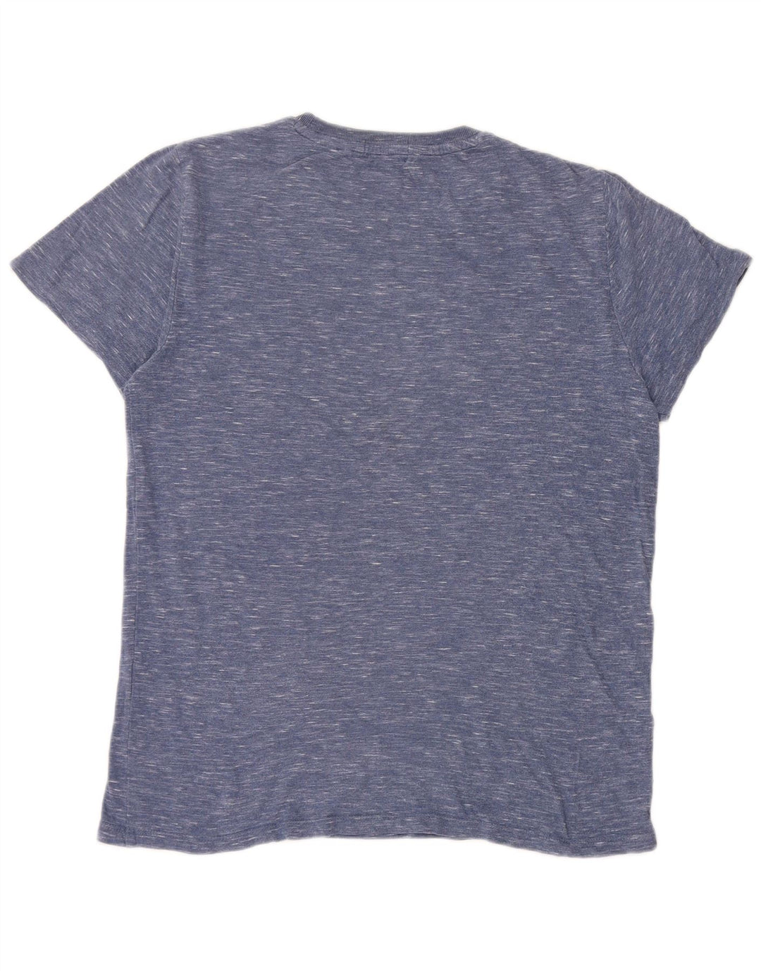 Superdry T-shirt til mænd, medium blå flækket