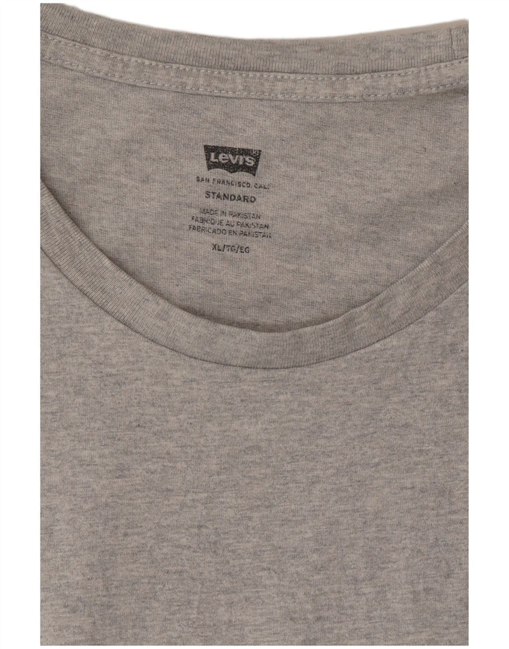 Levi's Herre Standard T-Shirt Top XL Grå