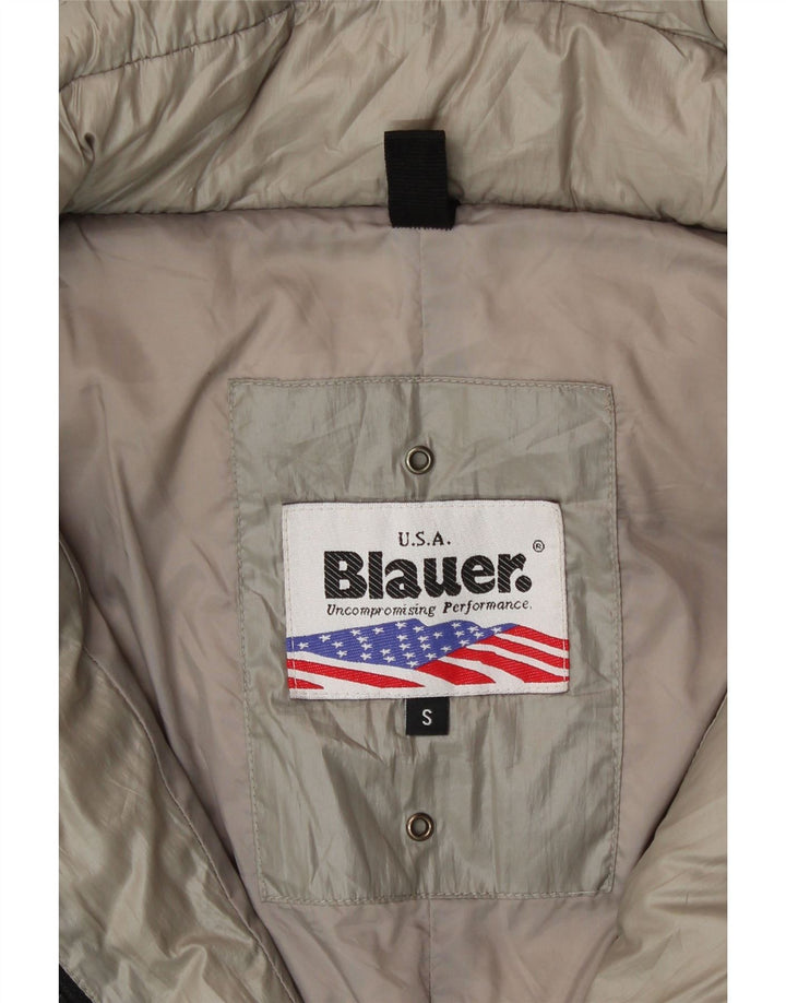 BLAUER Polstret frakke til kvinder UK 10 Small Beige