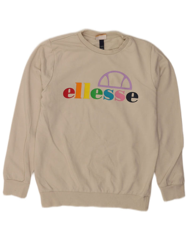 Ellesse Girls Graphic Regular Fit Sweatshirt Jumper 12-13 år Beige