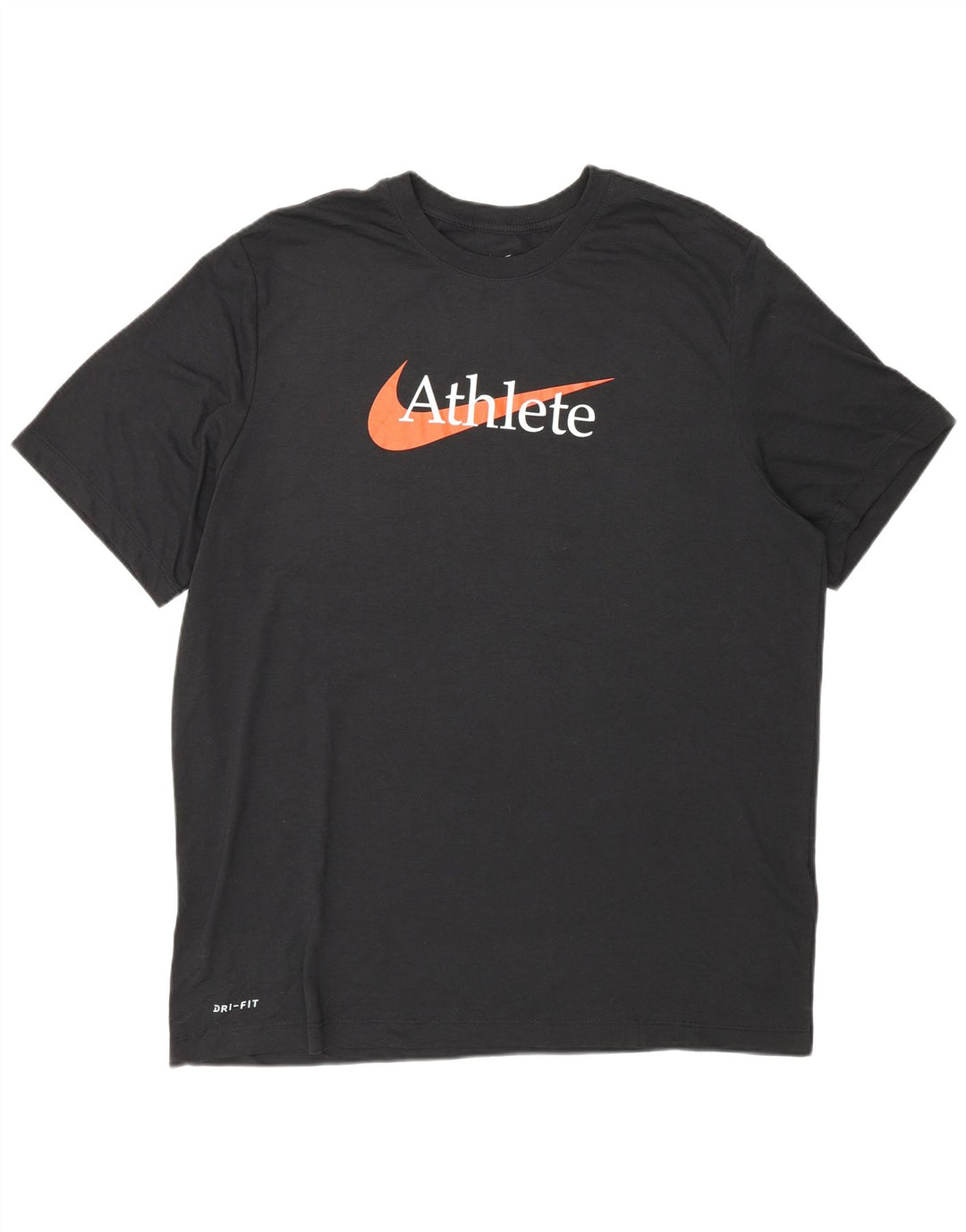 Nike Herre Dri Fit Grafisk T-Shirt Top XL Sort Polyester