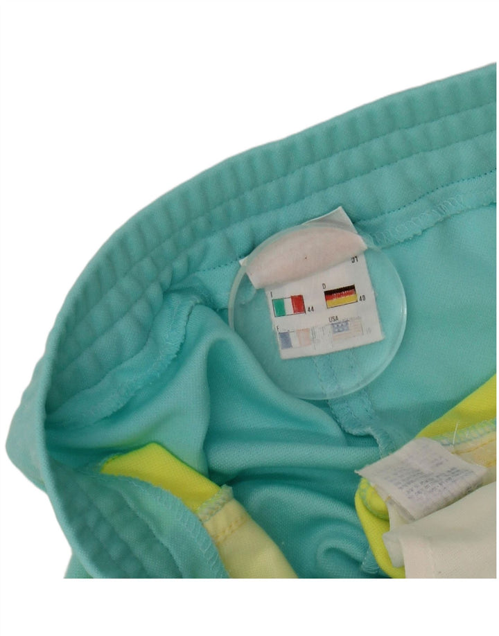 ELLESSE Casual Shorts til kvinder IT 44 Medium W32 Blå Colourblock Polyester