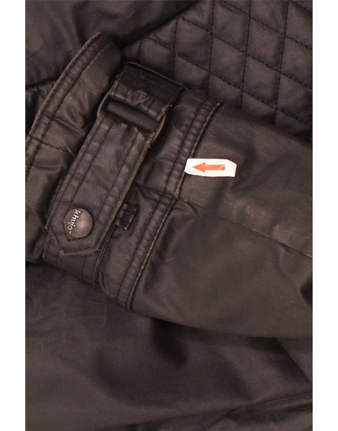 KHUJO Trench Coat til kvinder UK 18 XL Sort Polyester