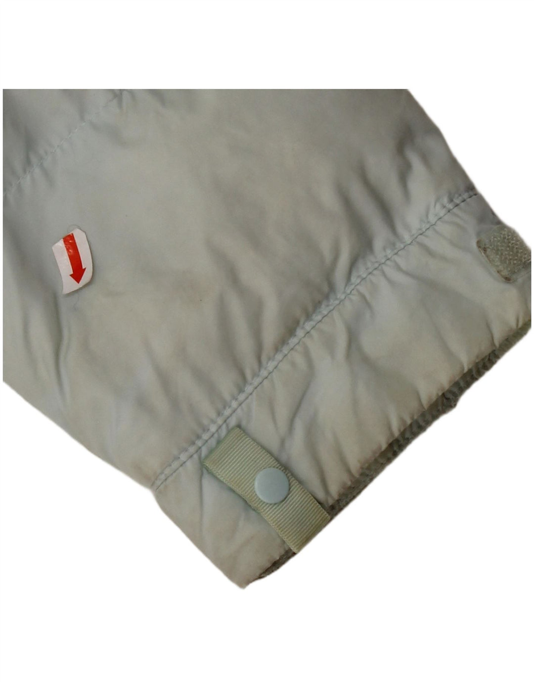 THE NORTH FACE Dame grafisk polstret jakke UK 14 Medium Blue Colourblock