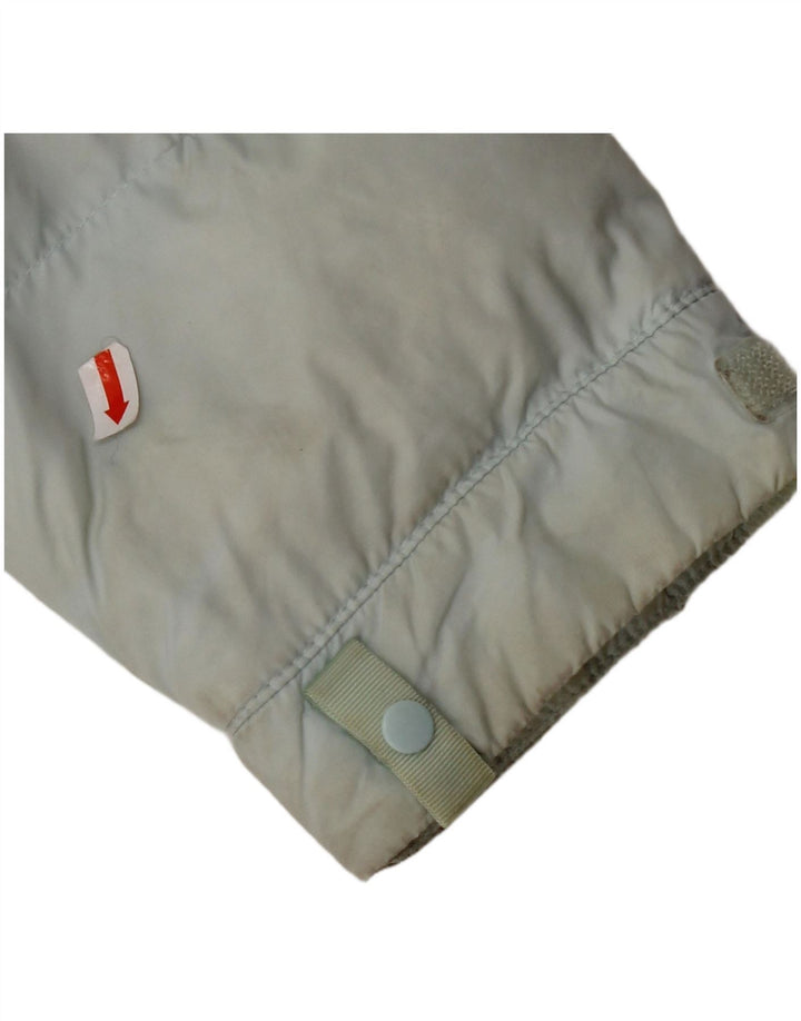 THE NORTH FACE Dame grafisk polstret jakke UK 14 Medium Blue Colourblock