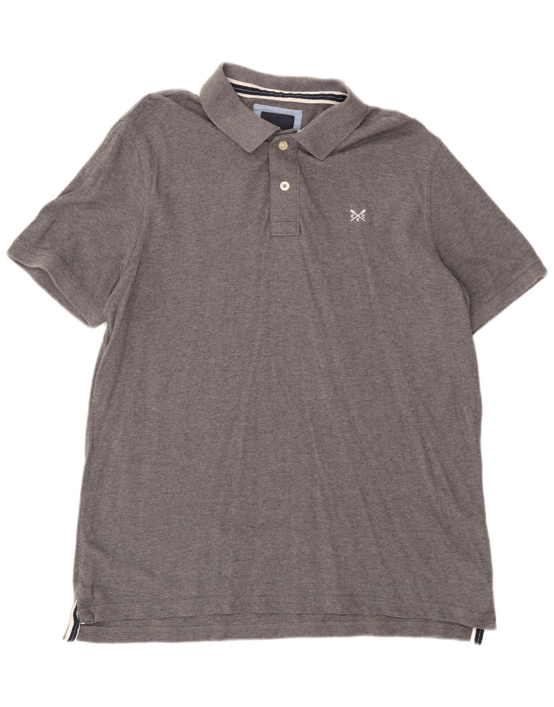 Crew Beklædning Herre poloshirt XL Grå Bomuld