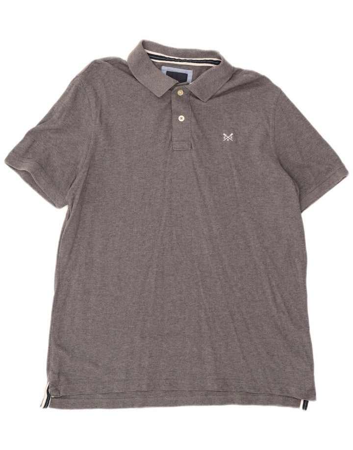 Crew Beklædning Herre poloshirt XL Grå Bomuld
