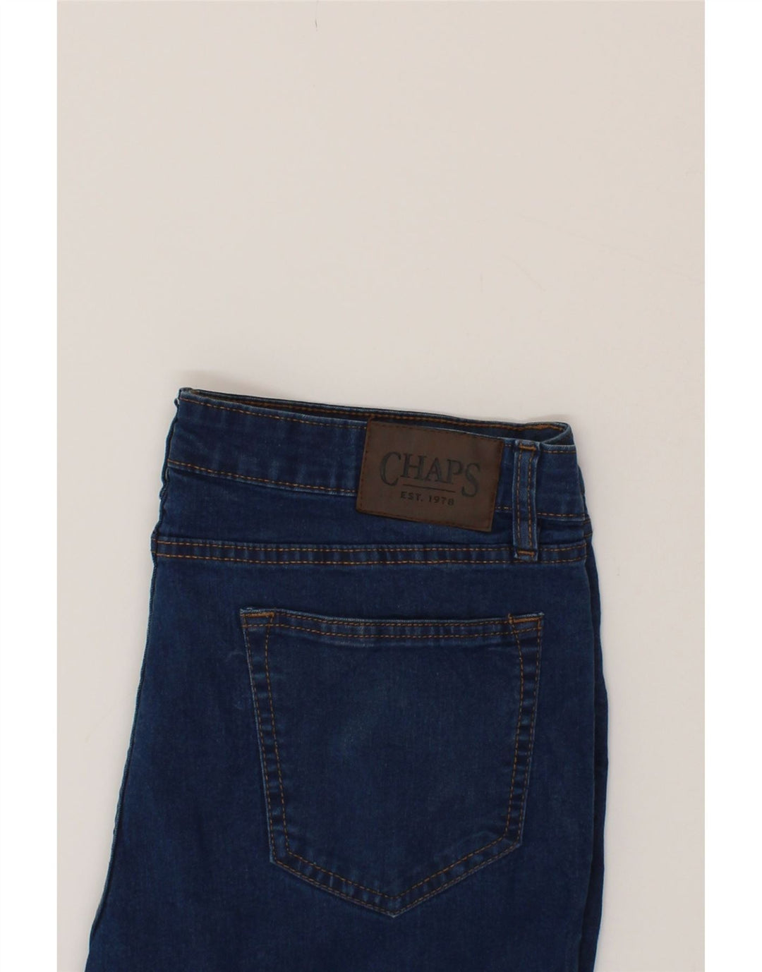 CHAPS Mens Slim Straight Jeans W36 L32 Blue Cotton Vintage Chaps and Second-Hand Chaps from Messina Hembry 