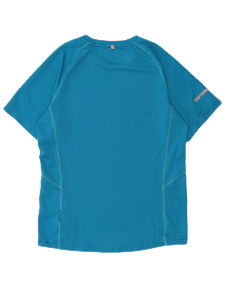 Nike herre Dri Fit T-shirt top lille blå polyester