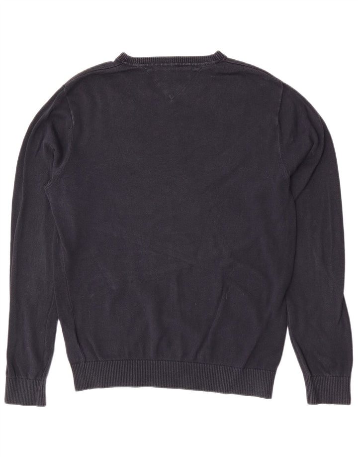 Tommy Hilfiger Herre V-hals sweater Medium Marineblå Bomuld