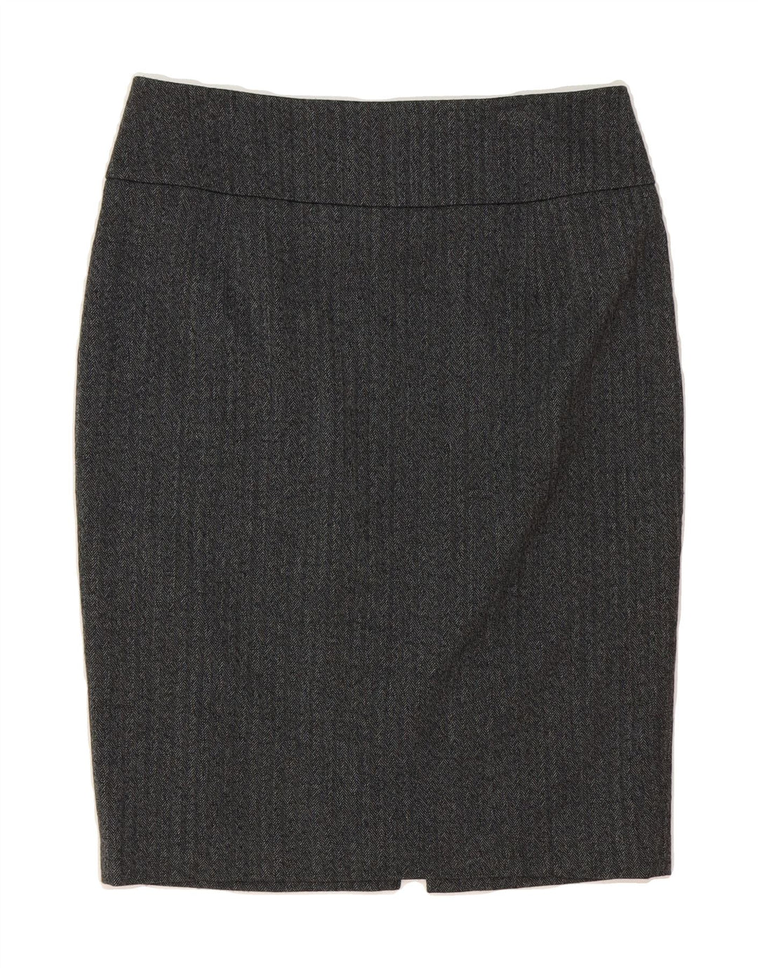 MOSSIMO Womens Pencil Skirt US 8 Medium W30 Grey Herringbone Polyester Vintage Mossimo and Second-Hand Mossimo from Messina Hembry 