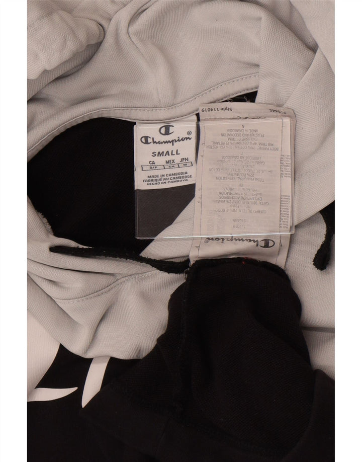 Champion Dame Grafisk Top Langærmet UK 10 Small Black Colourblock