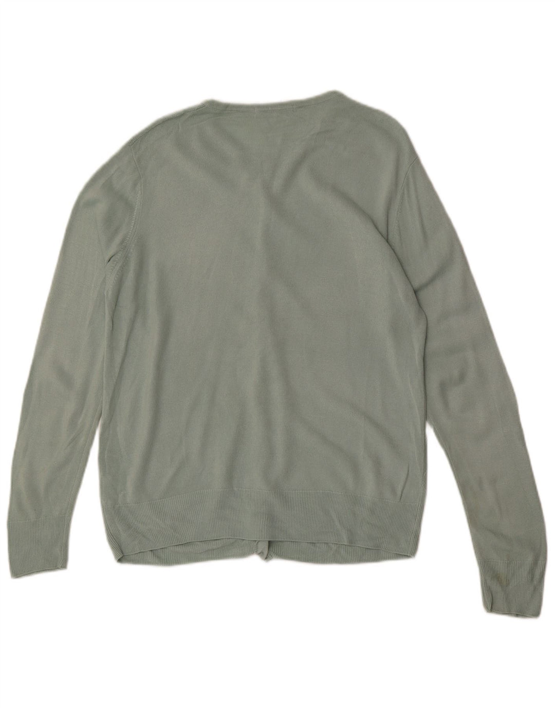 Marks & Spencer Dame Cardigan Sweater UK 16 Large Green Argyle/Diamond