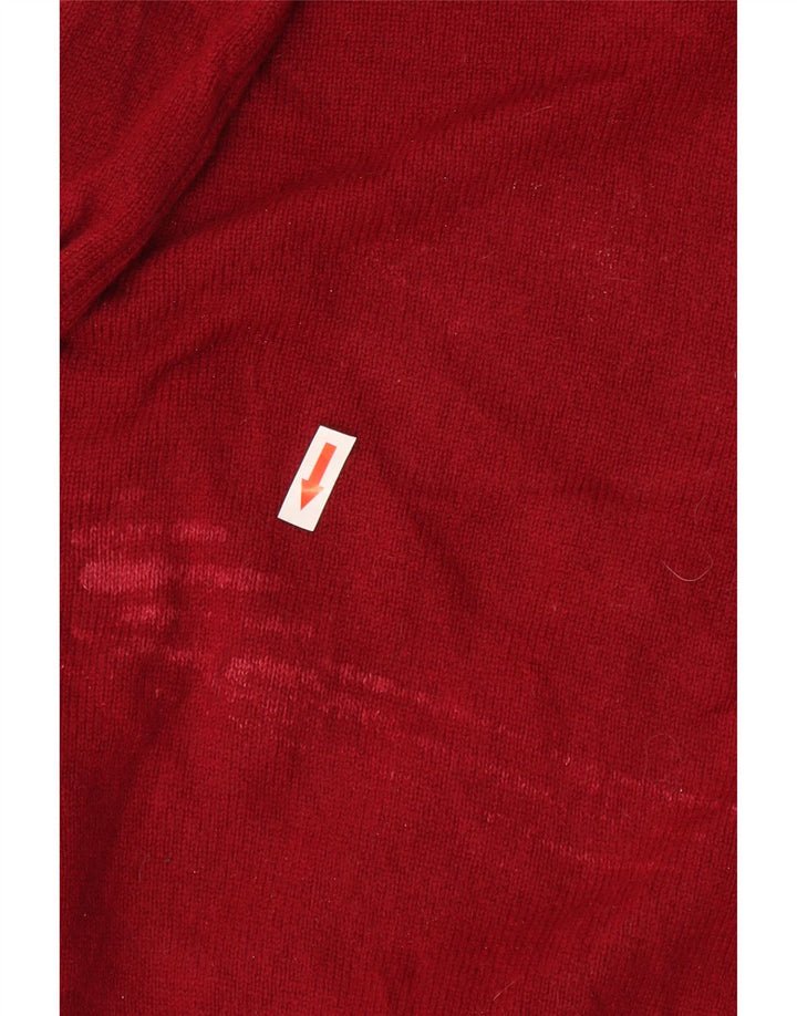Marks & Spencer Herre V-hals sweater Medium Bourgogne uld