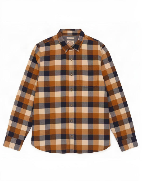 Fat Face Herre Regular Fit skjorte Medium Multicolored Gingham Cotton