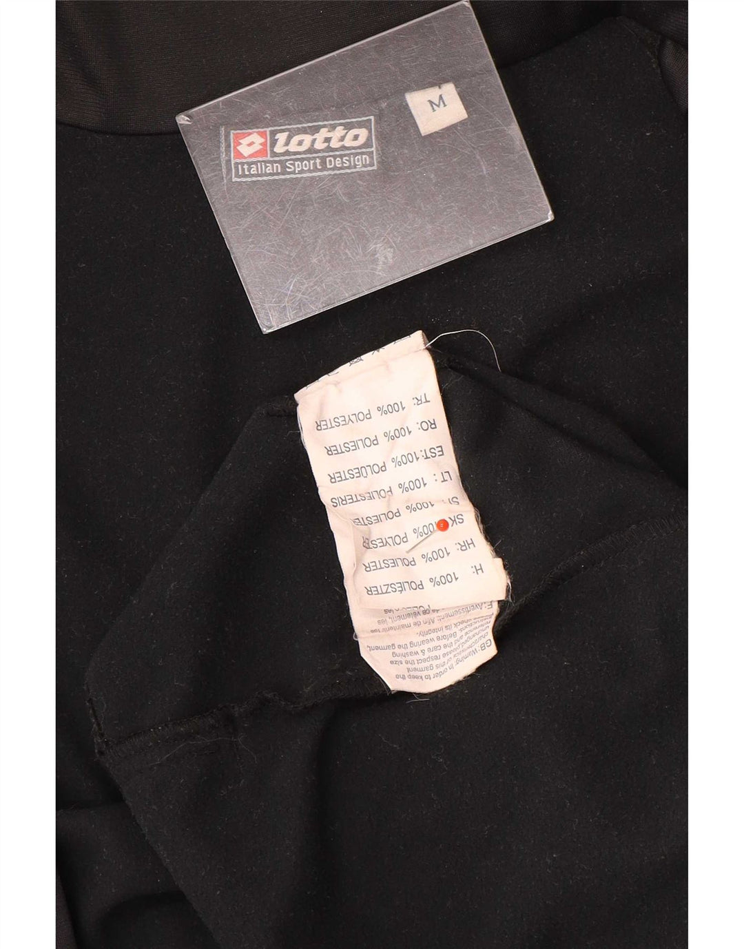 Lotto Womens Crop træningsdragt Topjakke UK 14 Medium Sort Polyester