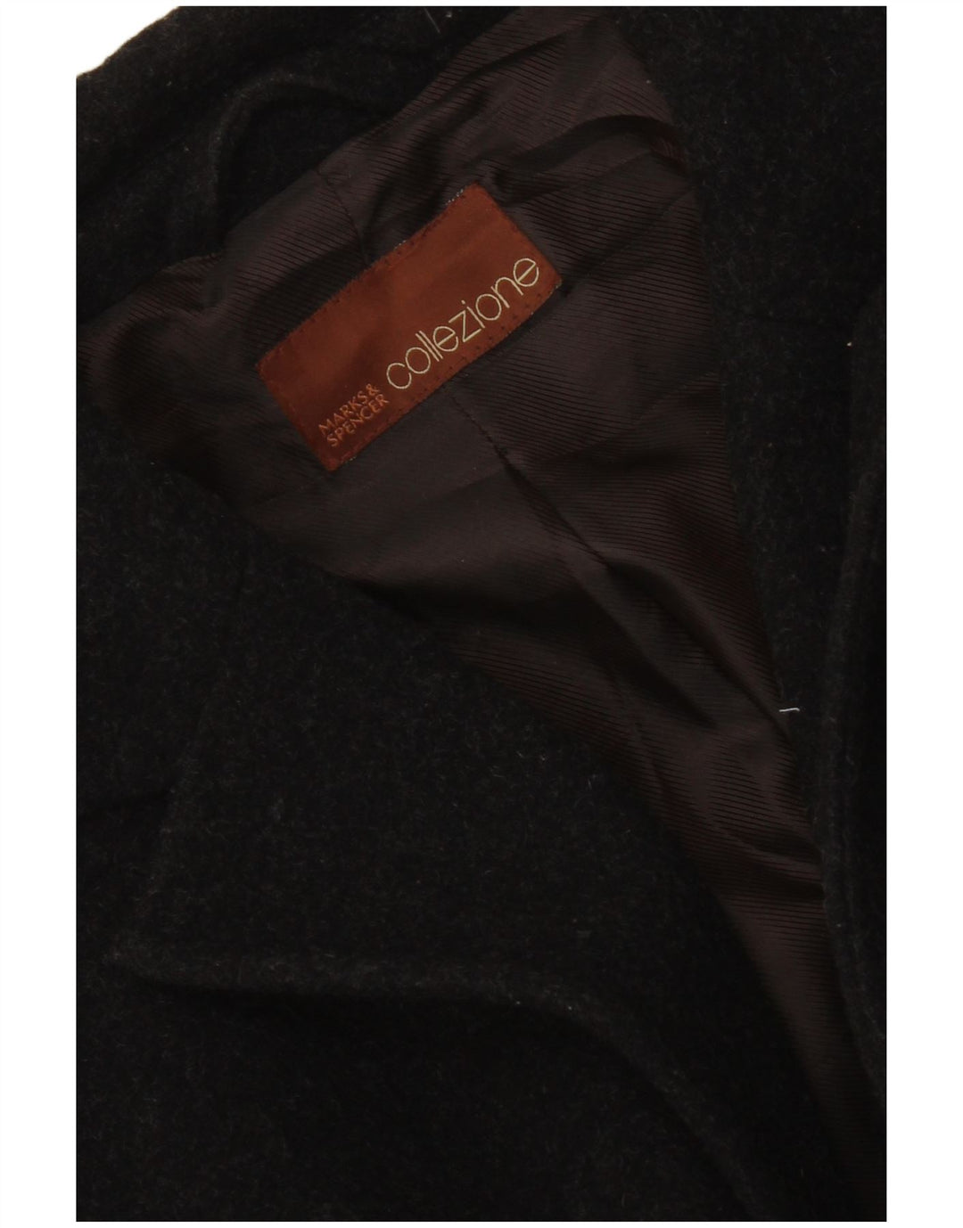 Marks & Spencer Herre Overfrakke UK 36 Small Grey Wool