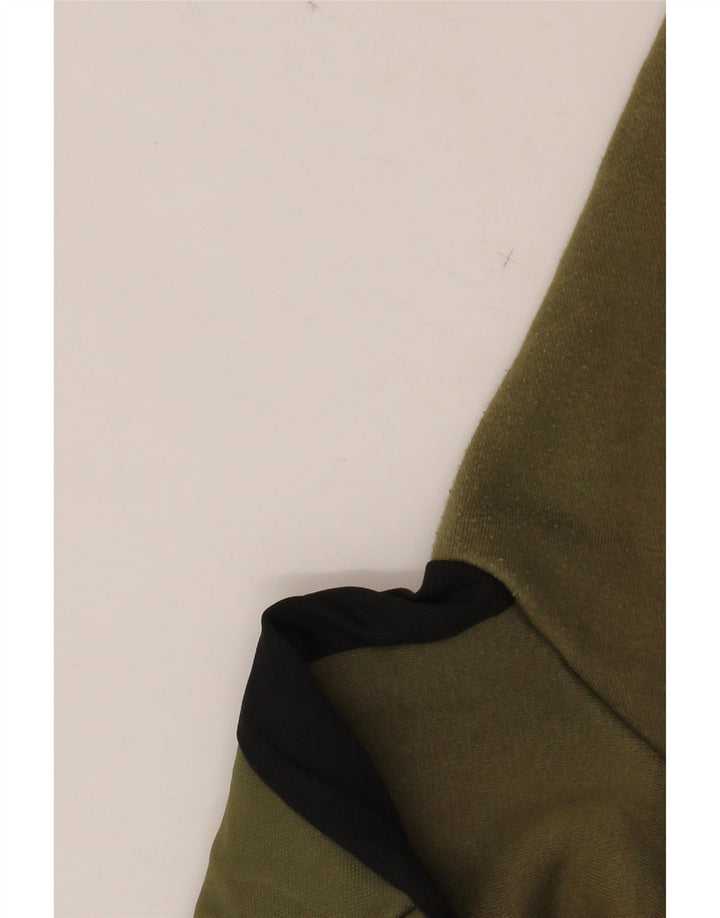 ADIDAS Træningsdragt til mænd Topjakke XL Khaki Colourblock Bomuld