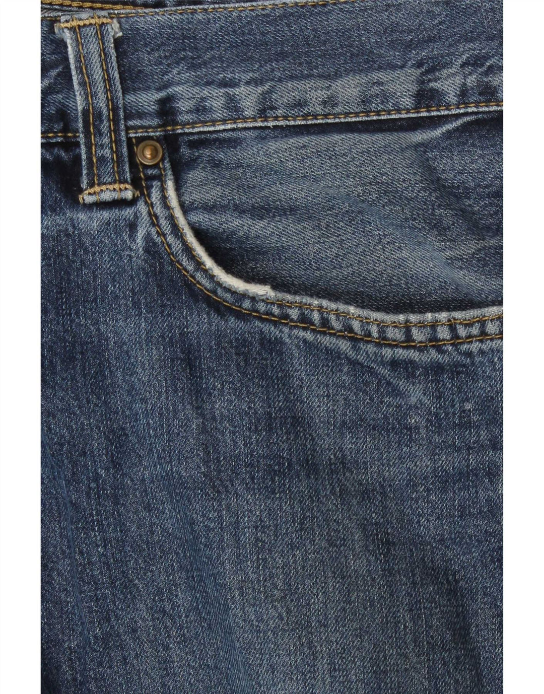 Carhartt Straight Jeans til mænd W34 L34 blå bomuld