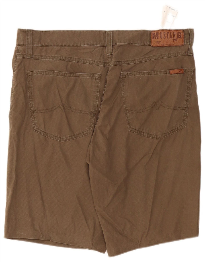MUSTANG Casual Shorts til mænd W36 Stor Khaki Bomuld