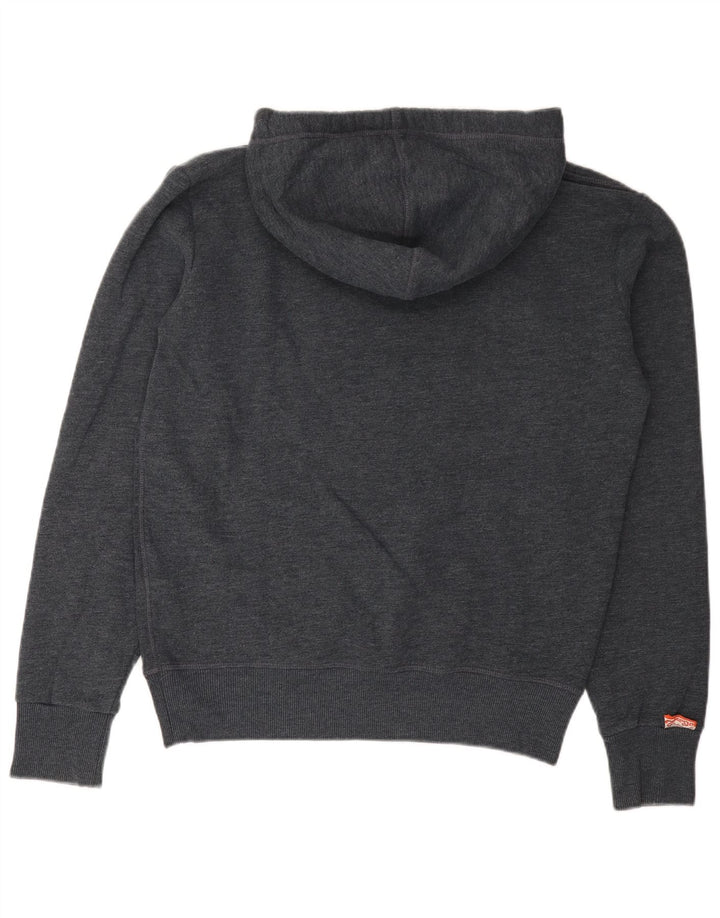 Superdry Grafisk hættetrøje til mænd mellemgrå bomuld