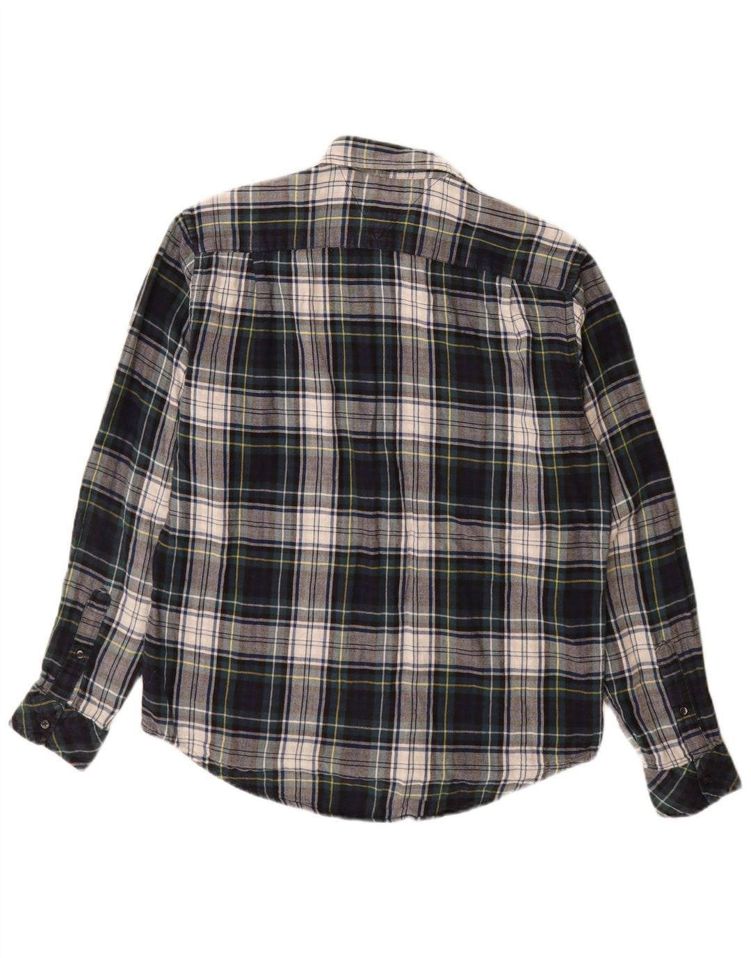 Tommy Hilfiger Herre flannelskjorte Lille flerfarvet plaid bomuld