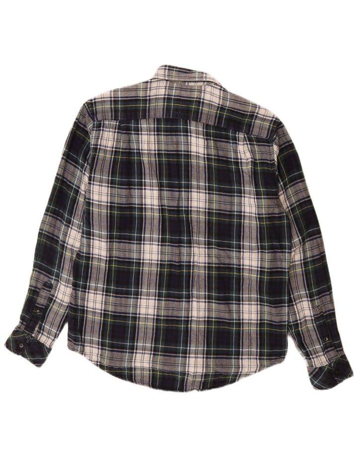 Tommy Hilfiger Herre flannelskjorte Lille flerfarvet plaid bomuld