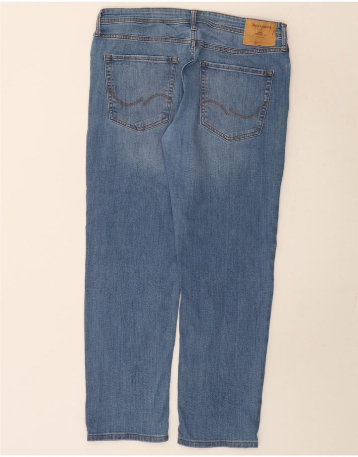 Jack & Jones Herre Slim Jeans W34 L30 Blå Bomuld