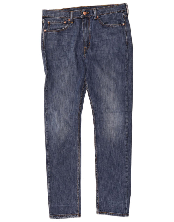Levi's Herre 510 Skinny Jeans W34 L34 Blå Bomuld