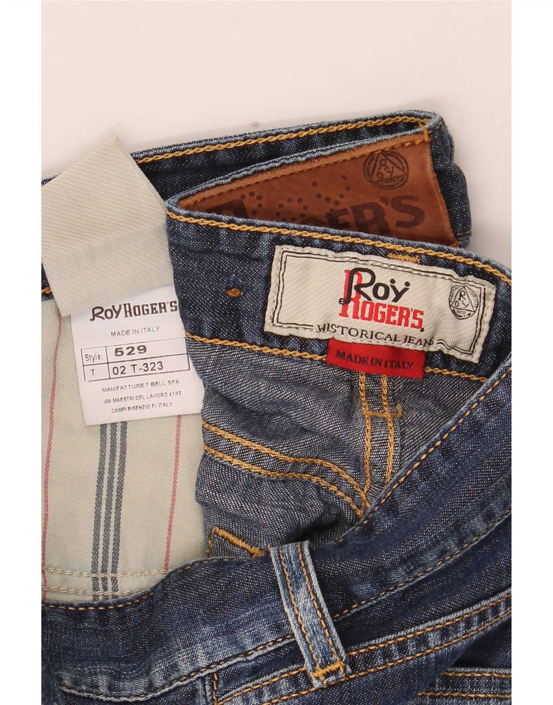 Roy Rogers Dame 529 Denim Shorts Medium W28 Blå Bomuld