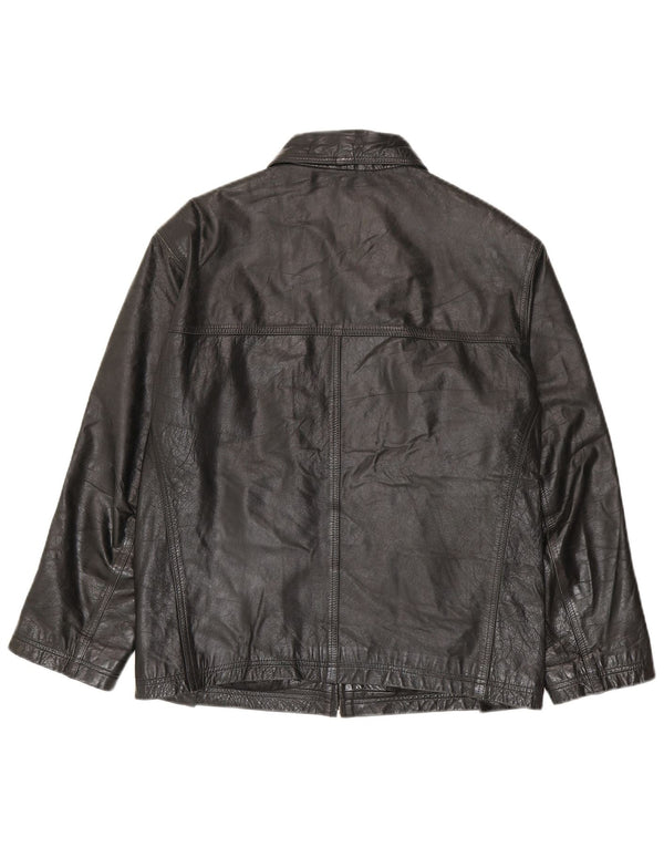 Vintage herre læderjakke UK 36 Small Black
