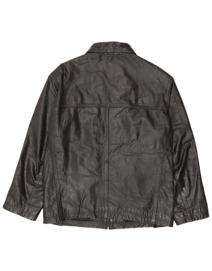 Vintage herre læderjakke UK 36 Small Black
