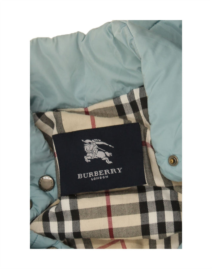 BURBERRY Womens Windbreaker Jacket EU 40 Medium Blue Vintage Burberry and Second-Hand Burberry from Messina Hembry 