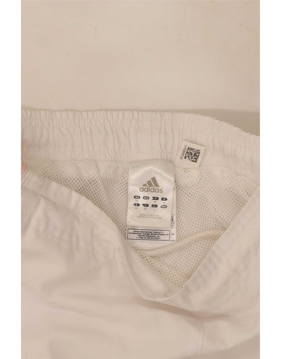 Adidas Dame Capri Træningsdragt Bukser UK 12 Medium White Polyester