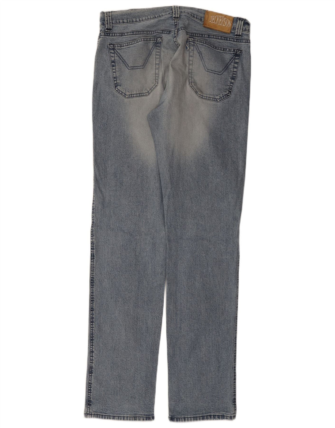 Jeckerson Straight Jeans til mænd W34 L33 blå bomuld
