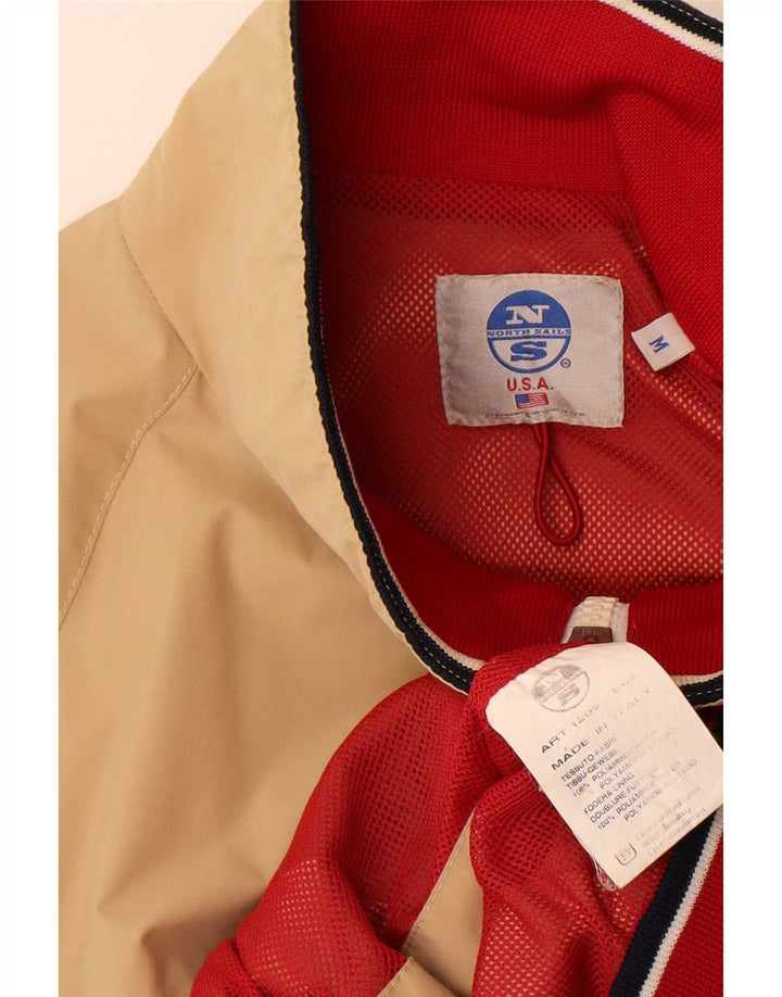 North Sails Herre Bomber Jacket UK 38 Medium Beige Colourblock Polyamid