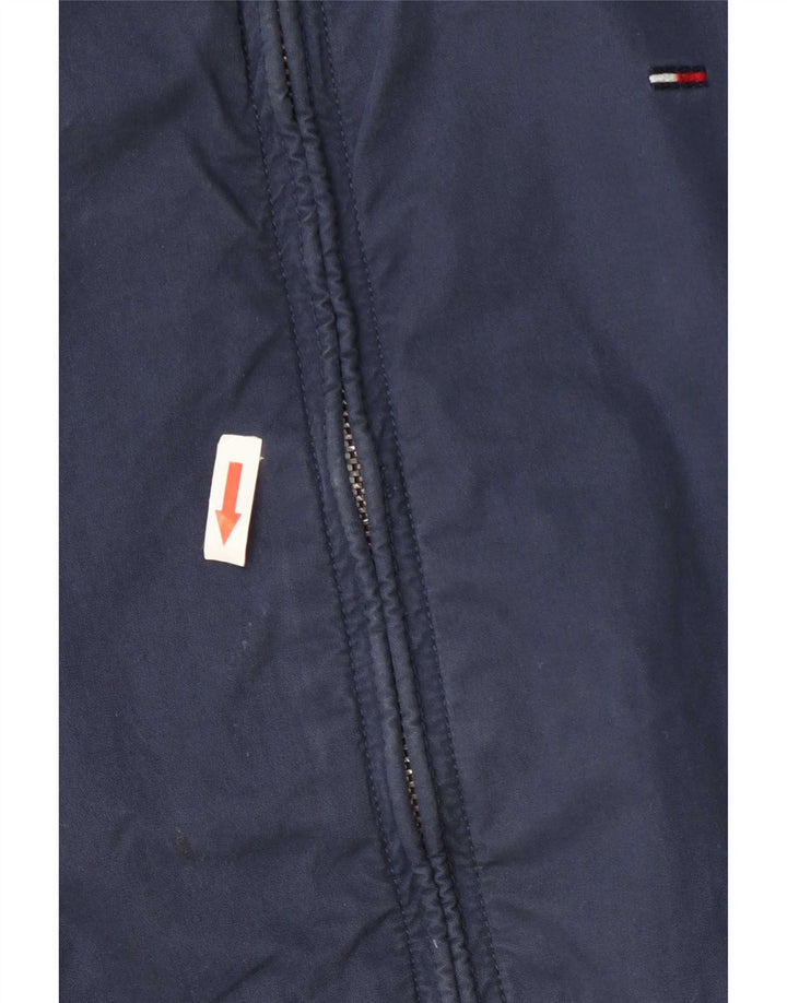 Tommy Hilfiger Herre Bomber Jacket UK 42 XL Navy Blue Bomuld