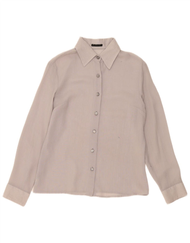Sisley Dameskjorte UK 14 Medium Grå