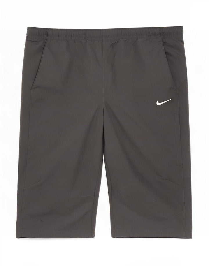 Nike Herre Bermuda Sportshorts Large Grå Polyester