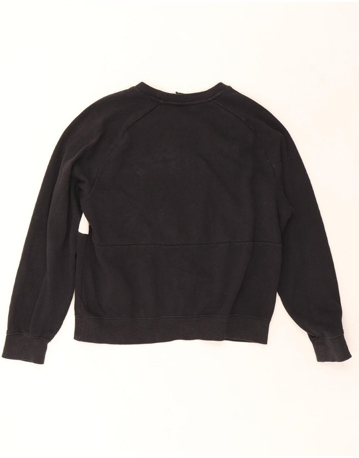 NIKE Mens Graphic Sweatshirt Jumper Small Black Cotton Vintage Nike and Second-Hand Nike from Messina Hembry 