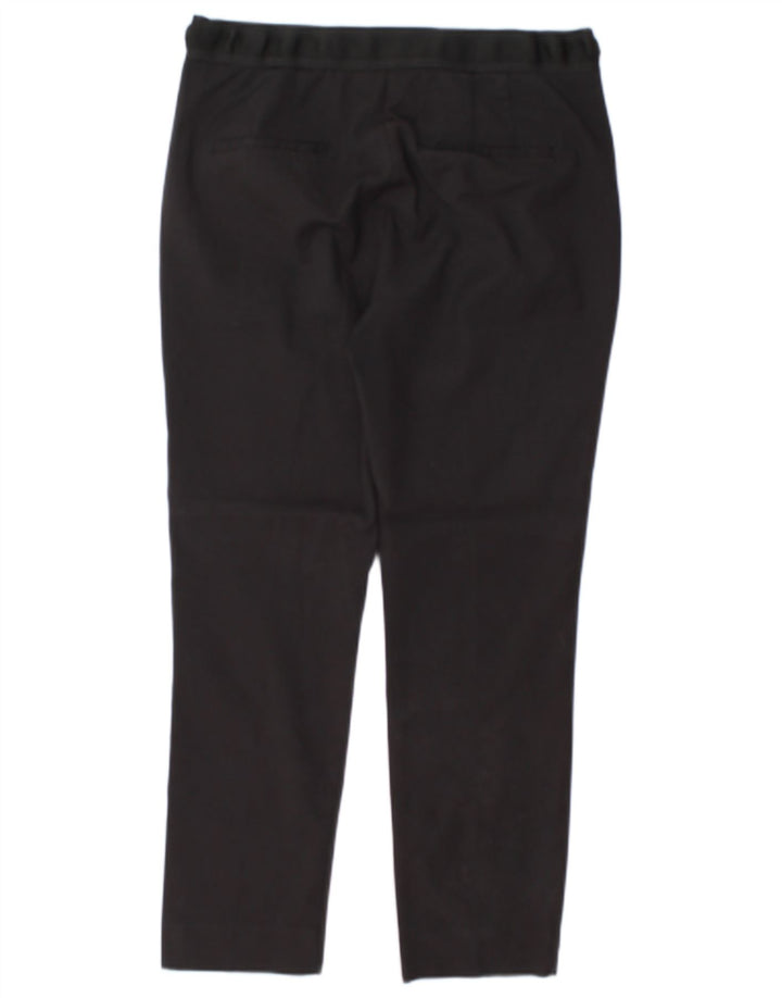ZARA Dame Slim Casual Bukser Large W32 L26 Sort