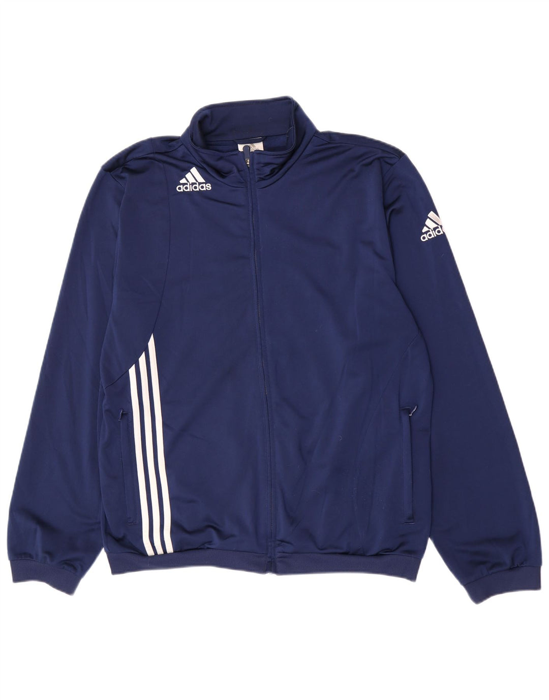 Adidas Herre grafisk træningsdragt Topjakke UK 44/46 Stor marineblå polyester