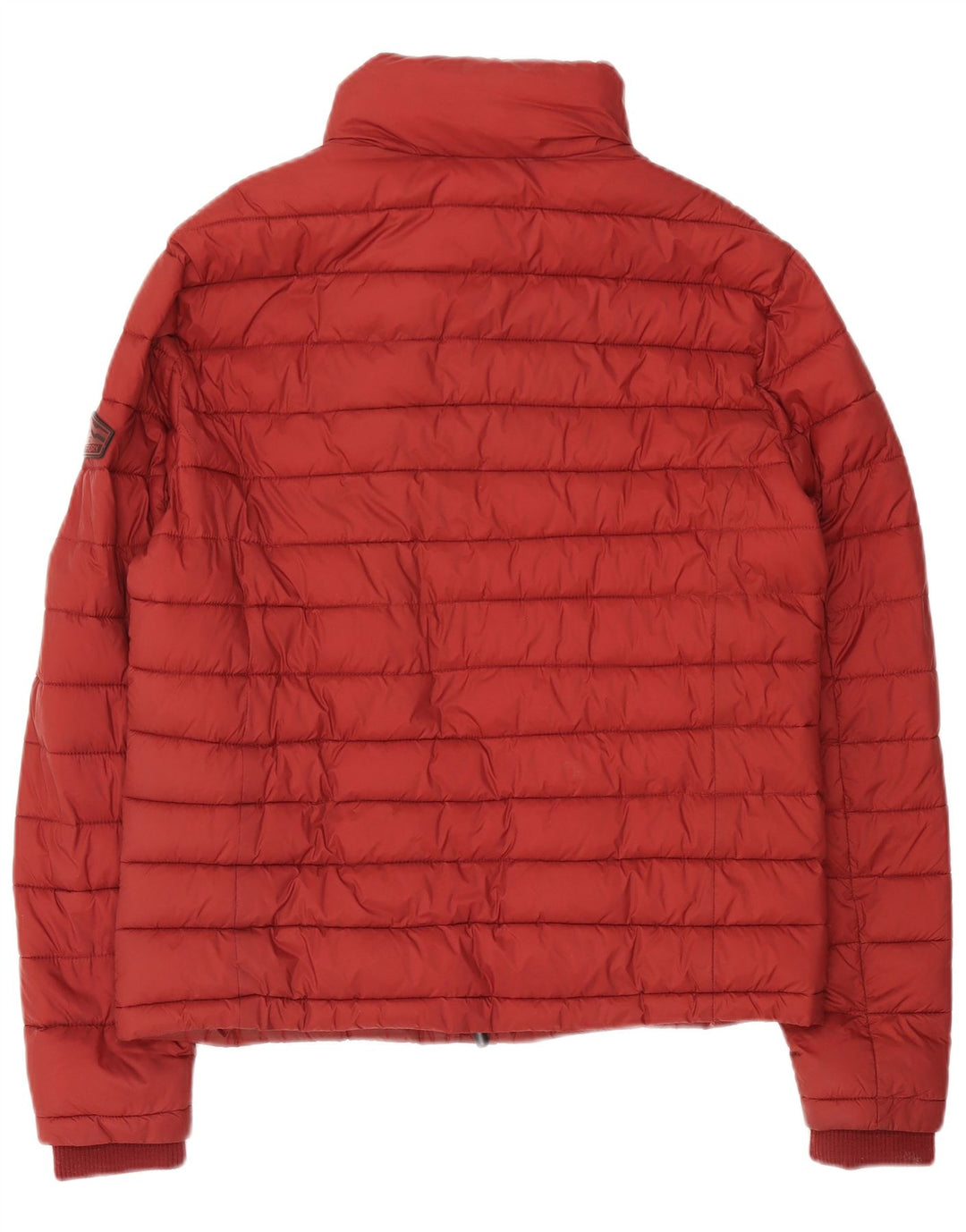 Superdry Polstret Herrejakke UK 40 Stor Burgundy Nylon