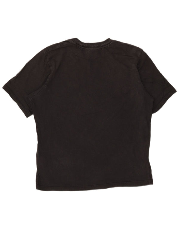 Adidas Grafisk T-shirt top til mænd, stor sort bomuld